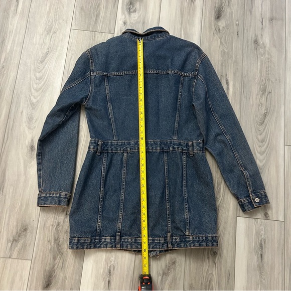 Zara Denim TRF Dress Size XL Blue EUC - Picture 9 of 11